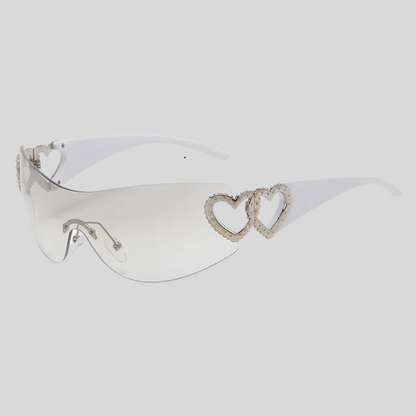 Y2K Heart Sunglasses